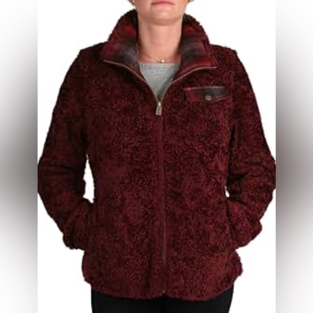 Pendleton Women’s Fluffy Zipped Up Jacket Size Medium.